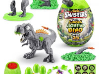 zuru 74108 figurină dinozaur surpriză "smashers mega jurassic light-up dino s1"