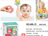 bibiin toys 688-51 Пирамидка для купания "Уточка" 