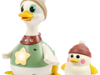 hola toys he998701 set de joacă "mama-rață și rățușca"