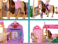 barbie hxj44 Игровой набор с куклой "Великолепная конюшня"