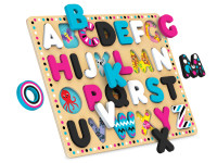 kids hits kh20/025 puzzle din lemn "abc"