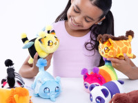 aphmau 65555a jucărie de pluș surpriză meemeow safari s1 (15 cm)