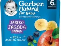 gerber piure "mere-afine-banana" (6 m +) 80 gr.