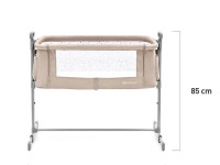 kinderkraft patut-leagăn neste dark grey