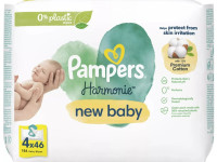 pampers Șervețelele umede harmonie new baby (4х46) 184 buc.