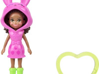 polly pocket jmn38 păpușă breloc "fashion 3" (7,5 cm) in sort.