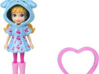 polly pocket jmn38 păpușă breloc "fashion 3" (7,5 cm) in sort.
