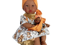 nines 1332 Кукла “alika con bebÉ” (40см.)