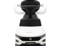 baby mix 45780 mașină cu mâner "volkswagen t-roc" alb