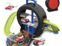 funky toys ft0512795 set de parcare rortabila in roată “secție de pompieri”