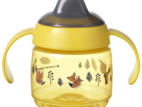 tommee tippee tt0388 cana cu cioc moale "sippee" galben (4 luni+) 190 ml.