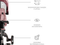 kinderkraft Трицикл складной jazz 2 розовый