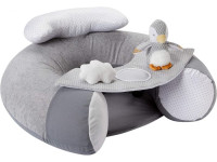 nuby id99614 pernă gonflabilă pentru joc "penguin inflatable sit up baby seat" (6 luni+)