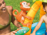 intex 58417 piscină gonflabilă pentru copii cu baldachin "insula tropicală”" (120 x 86 cm.)