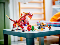 lego ninjago 71793 Конструктор "Лавовый дракон-трансформер" (479дет.)