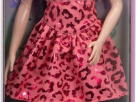barbie jjn59 păpușa barbie "fashionistas #246" &icirc;ntr-o rochie cu imprimeu leopard