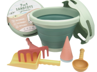 compactoys 99700401 set de nisip compact 7 &icirc;n 1 (verde)