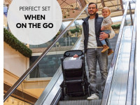 hauck cărucior 2 in 1 shop n care travel set grey