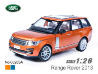 msz 68263a model metalic "range rover, 1:26" (in sort.)