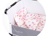 Chipolino Lenjerie pentru leagăn KOSCLOSETV20WB "Fluturasi" alba (4 un.)  chipolino lenjerie pentru leagăn kosclosetv20wb "fluturasi" alba (4 un.)