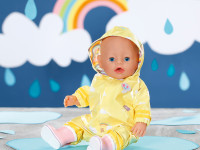 zapf creation 836460 set haine pentru păpuși baby born deluxe pelenă de ploaie (43 cm.)