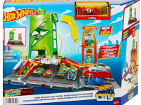 hot wheels htn79 set de joc "city super recharge fuel station"