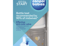 canpol 35/216 biberon cu sistem anti-colik easy start "newborn baby" 120ml (0+)