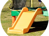 chipolino trampg0242g loc de joacă cu tobogan și trambulină (200 cm)