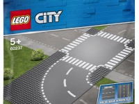 lego city 60237 Конструктор "Поворот и перекресток " (2 дет.)