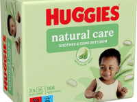 huggies Șervețele umede natural care (168 buc.)