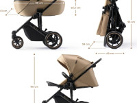 kinderkraft Коляска 2-в-1 prime2 бежевый