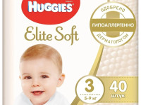 huggies elite soft jimbo pack 3 (5-9 kg.) 40 buc.