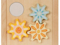 baby mix 58894 Куб интерактивный montessori wood "Сафари"