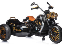 chipolino Мотоцикл на аккумуляторе  duo tron elmdt02302bk black