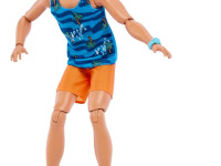 barbie hpt50 păpușă ken "fashionist" cu placă de surf