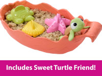 disney princess jfc40 păpușa "prințesa moana" din seria "prietenii mării" cu nisip