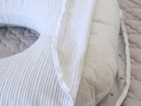 veres 301.15.06 pernă pentru gravide &icirc;n formă de u (140х75 cm.) gri\triunghiuri