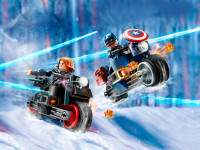 lego marvel 76260 Конструктор "Черная вдова и Капитан Америка на мотоциклах" (130дет.)