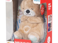 chipolino pild02503otb jucărie respirabilă cu lumină și muzică "vidră" bej