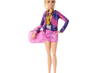 barbie hrg52 set de joc "antrenament de gimnastică"