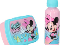 kids licensing mn30011 Ланч-бокс + Алюминиевая бутылка для воды "minnie"