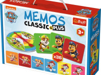 trefl 02269 joc de masă "memos classic&plus - paw patrol"