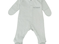 minikin 25120556 Комбинезон "Ажурный листик" (р.56) серый 