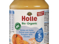 holle bio Пюре куриное c тыквой (5м+) 190г.