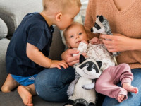 babyono-77 745 Мягкая игрушка "Енот Рокки"