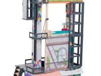 kidkraft 65989 casa pentru păpuși bianca city life dollhouse