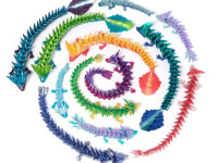 spin master 6073428 jucarie surpiza "crystalyx dragon" (30 cm) 