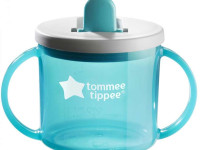 tommee tippee tt0049 Чашка с ручками "basics first cup" cиняя (4 м+) 190 мл. 