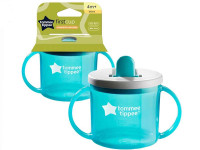 tommee tippee tt0049 Чашка с ручками "basics first cup" cиняя (4 м+) 190 мл. 