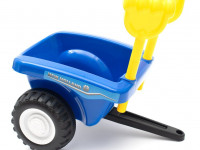 baby mix 45785 Толокар Трактор  с прицепом "new holland" желтый